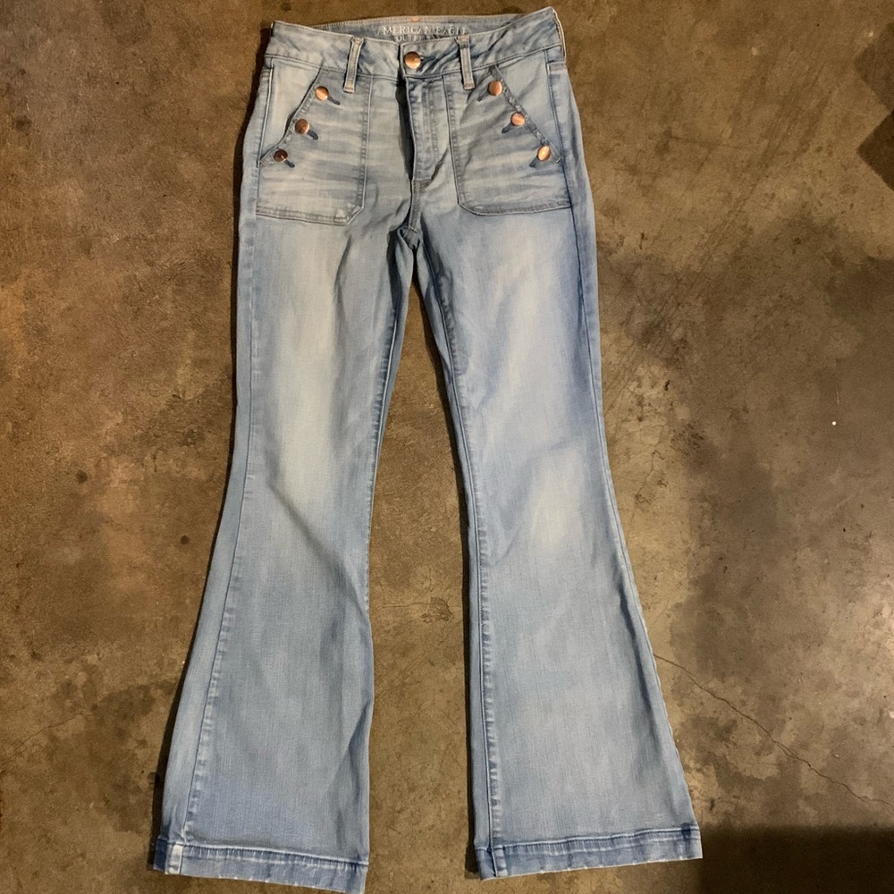 Hi-Rise Boho American Eagle Stretch jeans